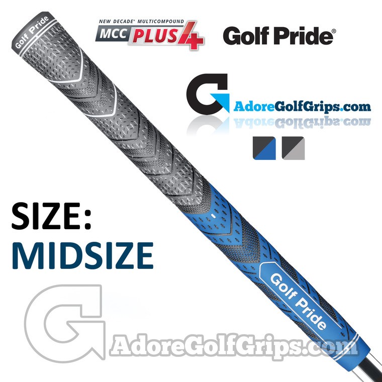 Golf Pride New Decade Multi Compound MCC Plus 4 Midsize Grips - Colours