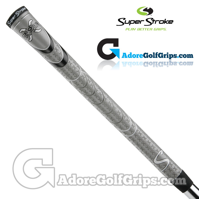 SuperStroke Cross Comfort Grips - Grey / Black