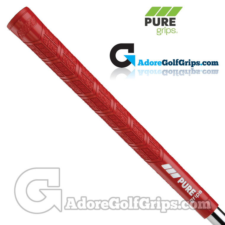 Pure Grips DTX Midsize Grips - Red