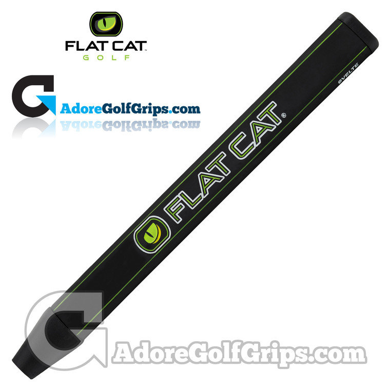 Flat Cat Golf Tak Svelte 12 Inch Midsize Putter Grip - Black