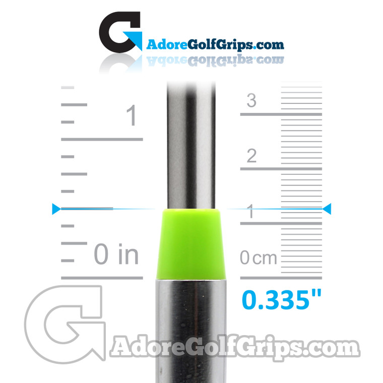 Driver Ferrules 0.335" (12.70mm Length) - Lime Green (12 Pack)