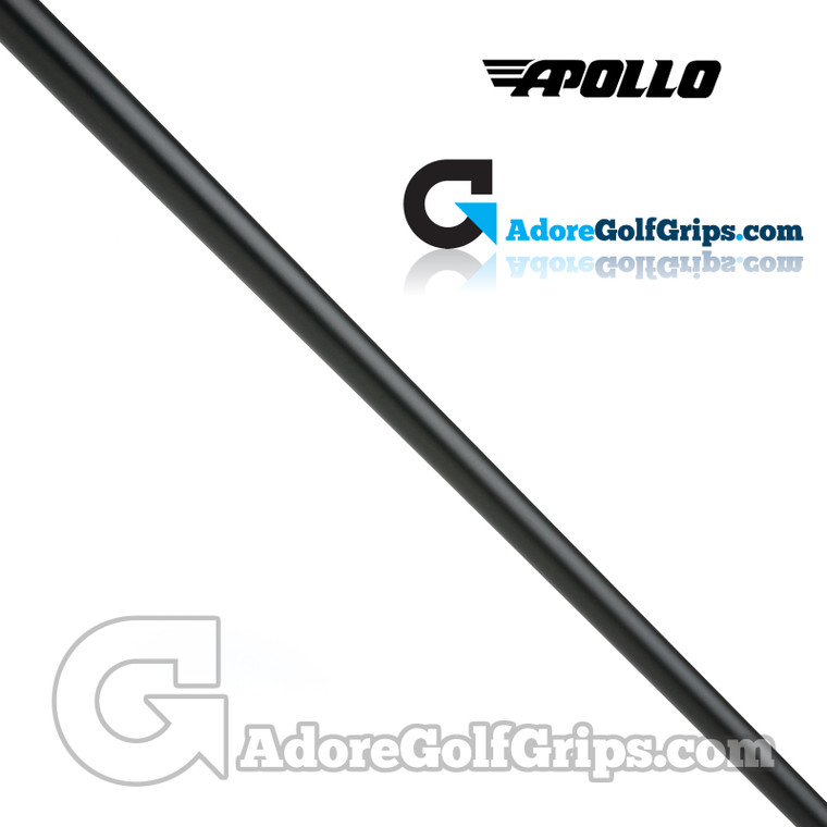 Apollo Straight Stepless Putter Shaft (120g) - 0.370" Tip - Black Matte PVD