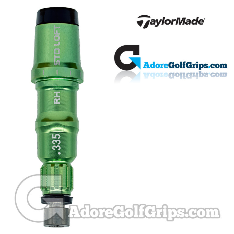 Shaft Adaptor TaylorMade Custom Green Drivers & Fairway Woods - 0.335" Tip (Qi4D/Qi35/Qi10/Stealth/SIM/M6/M5/M4/M3/M2/M1)