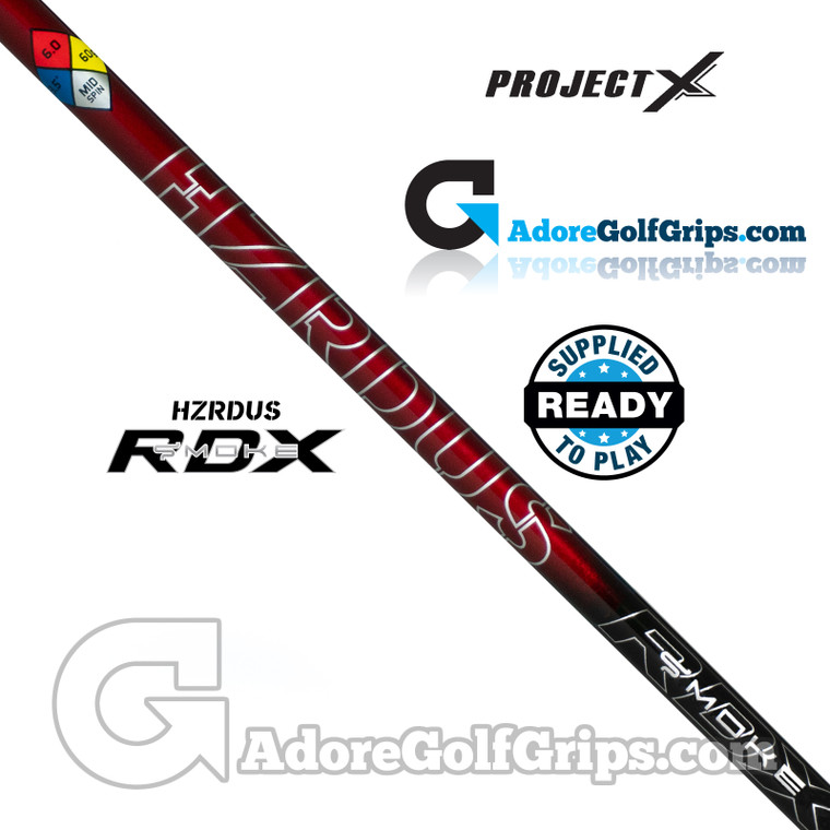 Project X HZRDUS Smoke Red RDX 60 Wood Shaft (60g) - 0.335" Tip - Red / Black