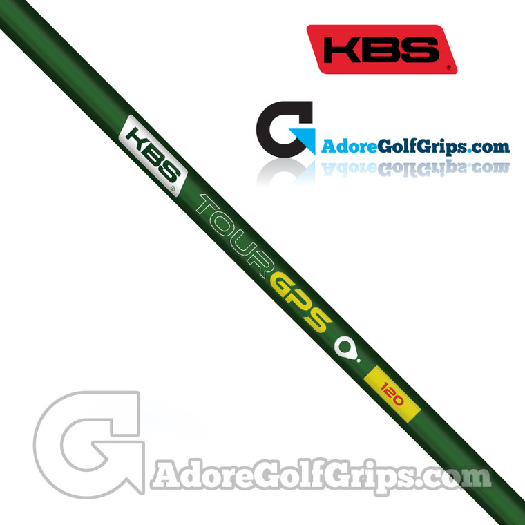 KBS GPS Graphite Straight Stepless Putter Shaft (124g) - Gerogia Green Gloss
