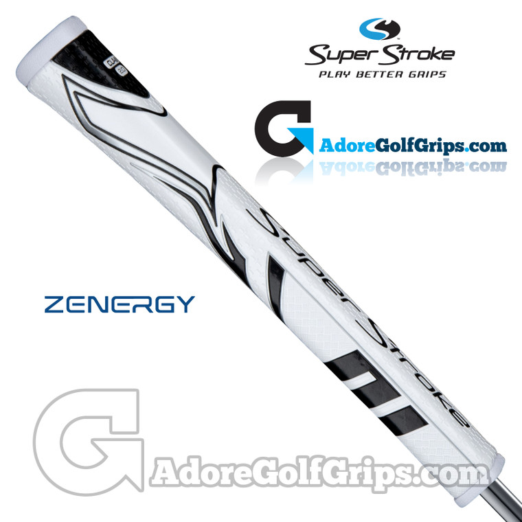SuperStroke ZENERGY Claw 2.0 Tech-Port Putter Grip - White / Black