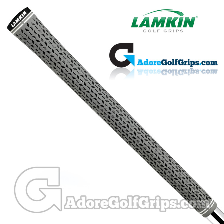 Lamkin Crossline 360 Midsize Grips - Grey / Black / White