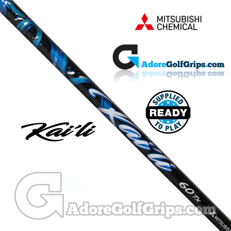 Mitsubishi Chemical Kai'li Blue 60 Wood Shaft (64g-69g) - 0.335" Tip - Black / Blue