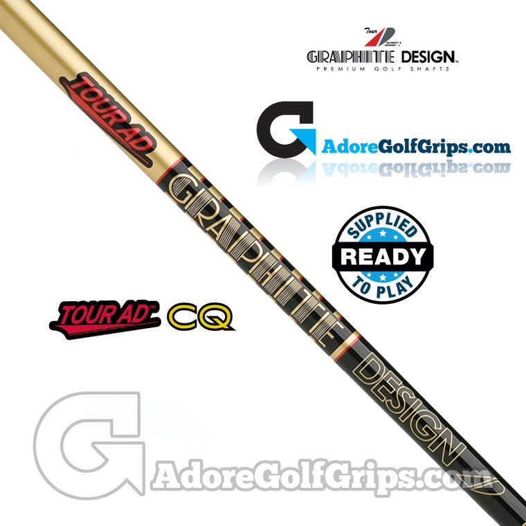 Graphite Design Tour AD CQ-5 Wood Shaft (53g-59g) - 0.335" Tip - Black / Gold