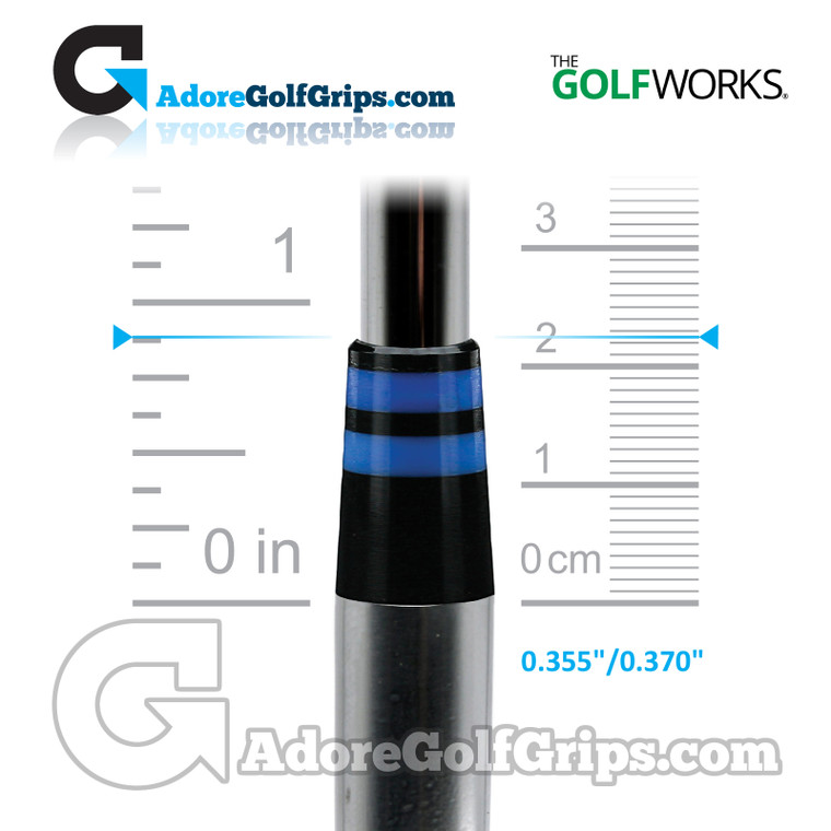 The GolfWorks 4R Designer Iron Ferrules 0.355"-0.370" (22.25mm Length) 