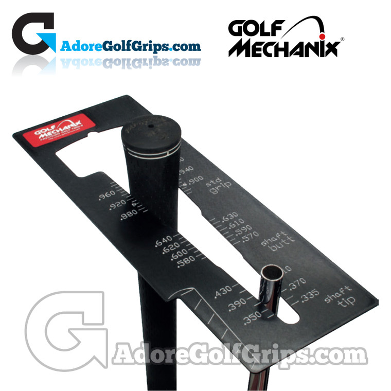 Golf Mechanix Universal Grip & Shaft Dimensioning Gauge