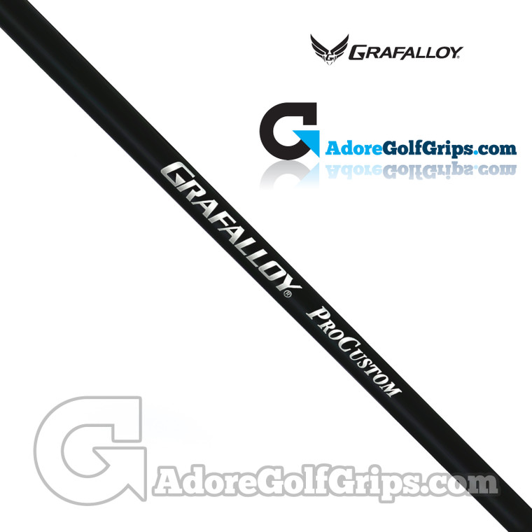 Grafalloy ProCustom Iron Combination Shaft (74g-77g) - 0.370" Parallel Tip - Black
