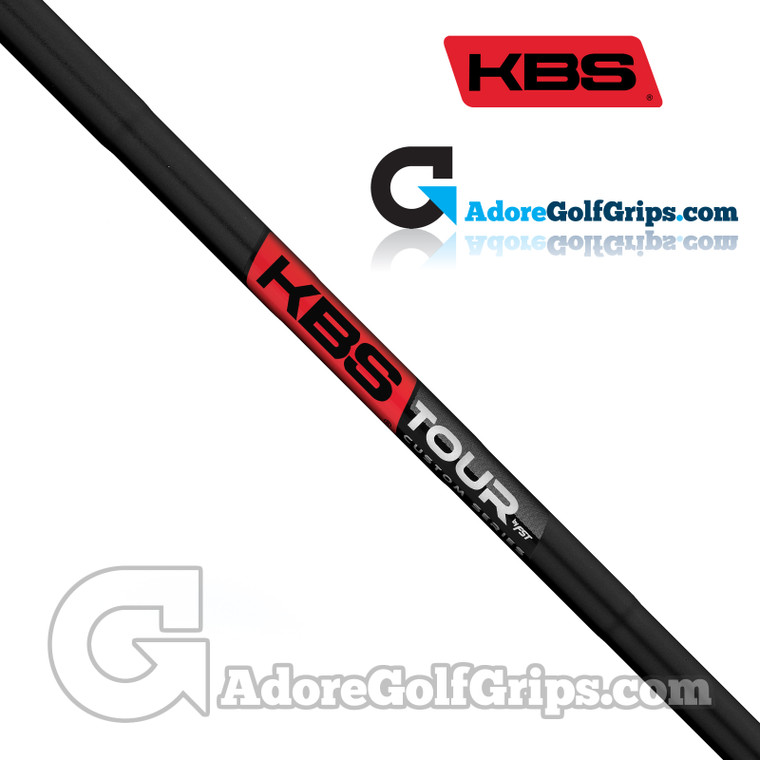 KBS Tour Custom Iron Shaft (110g-130g) - 0.355" Taper Tip - Black Pearl