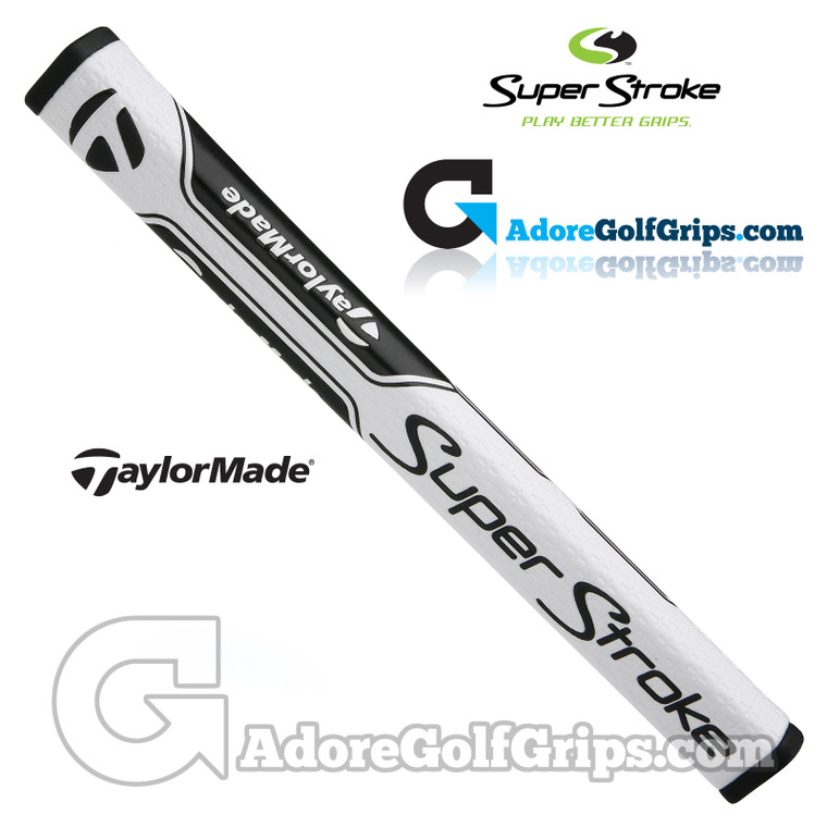 SuperStroke TaylorMade Pistol GTR 1.0 Putter Grip - White / Black