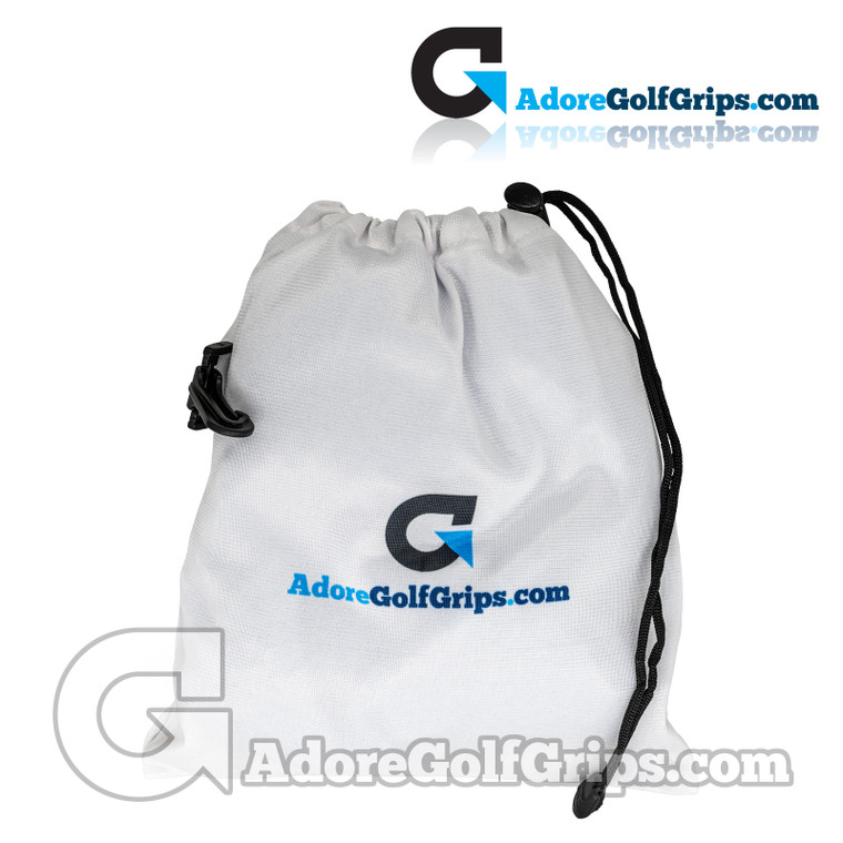 AdoreGolfGrips.com Accessories / Valuables Pouch - White