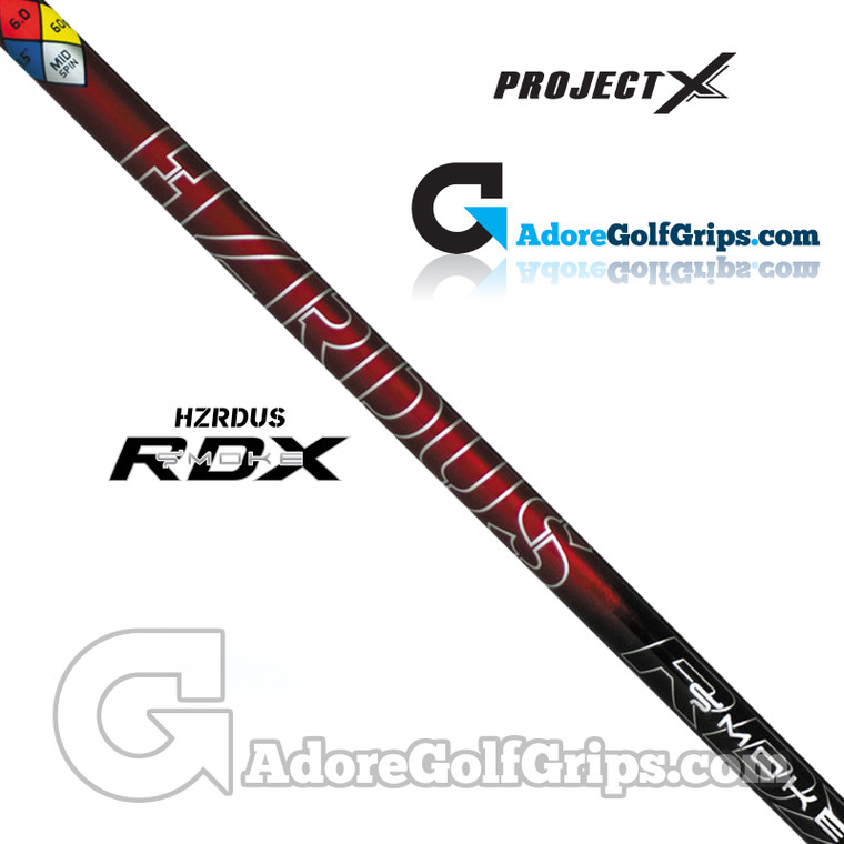 Project X HZRDUS Smoke Red RDX 70 Hybrid Shaft (70g) - 0.370" Tip - Red / Black