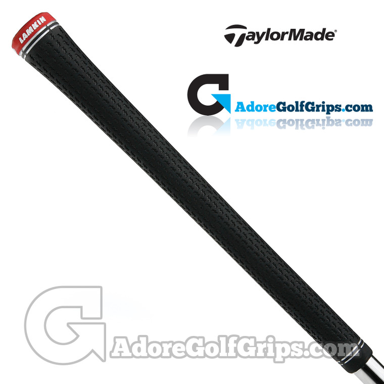 TaylorMade Crossline 360 Standard Grips By Lamkin - Black / Red