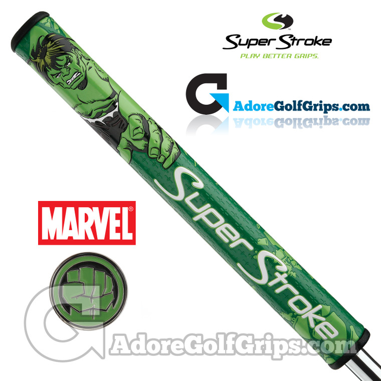 SuperStroke ZENERGY Tour 2.0 Marvel Hero Putter Grip - Hulk