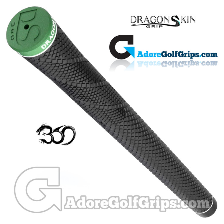 Dragon Skin Calm 360 Grips - Black / Green