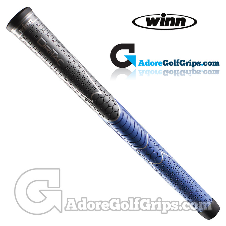 Winn Dri-Tac Soft Feel Grips - Grey / Blue