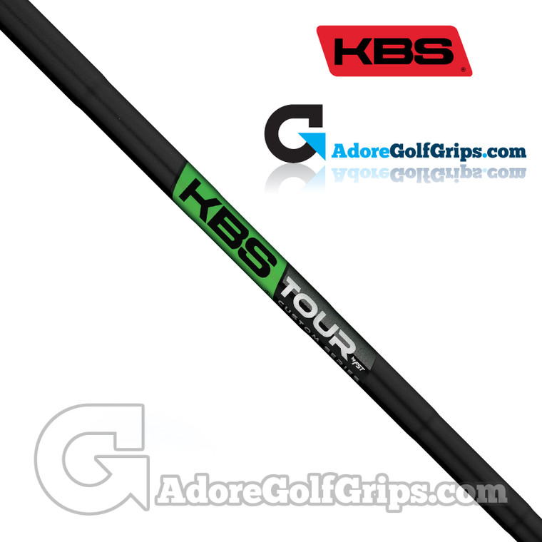 KBS Tour Custom Wedge Shaft (110g-130g) - 0.355" Tip - Black / Green Label KBS Tour Custom Wedge Shaft (110g-130g) - 0.355" Tip - Black / Green Label