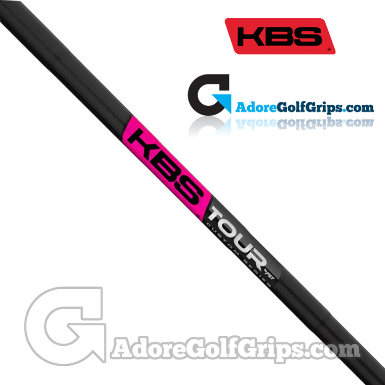 KBS Tour Custom Wedge Shaft (110g-130g) - 0.355" Tip - Black / Pink Label KBS Tour Custom Wedge Shaft (110g-130g) - 0.355" Tip - Black / Pink Label