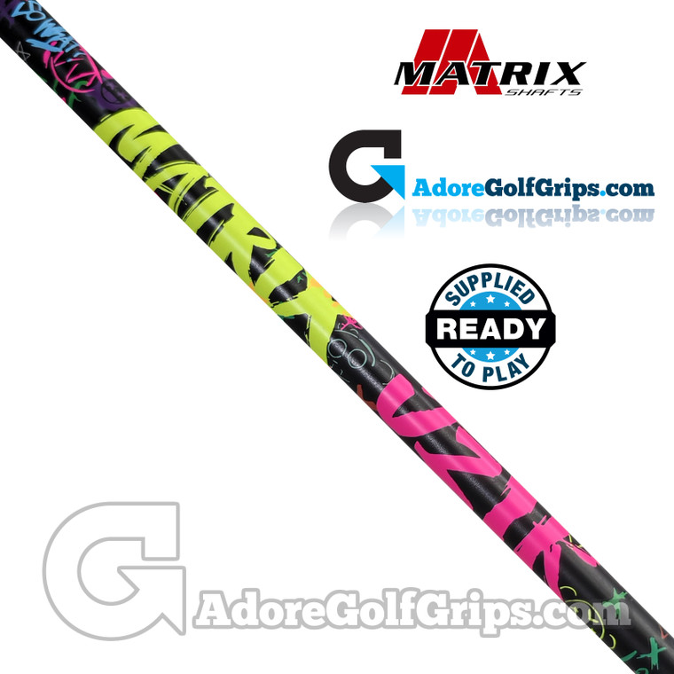 Matrix Ozik 40 Wood Shaft (43g) - 0.335" Tip - Black Graffiti