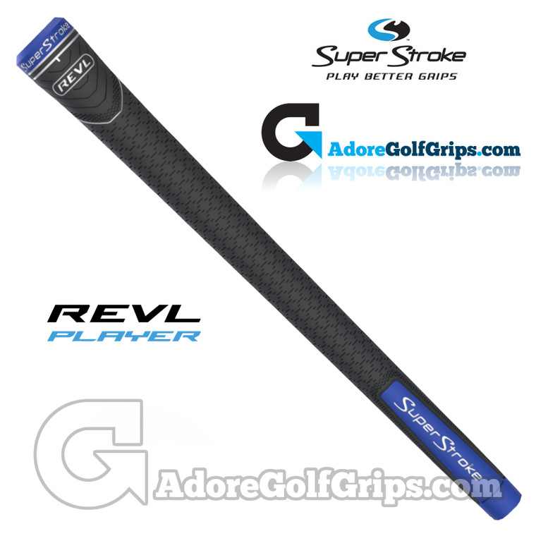 SuperStroke REVL Player Undersize / Ladies Grips - Grey / Blue