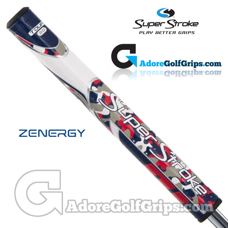 SuperStroke ZENERGY Tour 2.0 Tech-Port Putter Grip - Camo