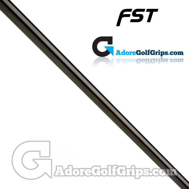 FST 45 Inch Straight Stepless Long / Belly Putter Shaft (170g) - 0.370" Tip - Black PVD