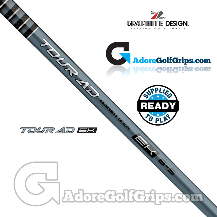 Graphite Design Tour AD EK-6 Wood Shaft (66.5g-70g) - 0.335" Tip - Grey / Black