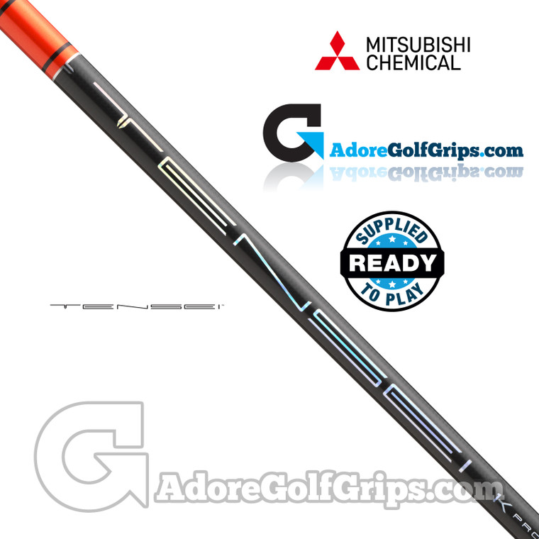 Mitsubishi Chemical Tensei 1K Pro Orange RIP+ 60 Wood Shaft (62g-66g) - 0.335" Tip - Black / Orange