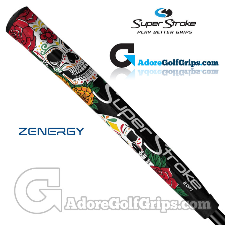 SuperStroke ZENERGY Pistol 2.0PT Limited Edition Putter Grip - Day Of The Dead