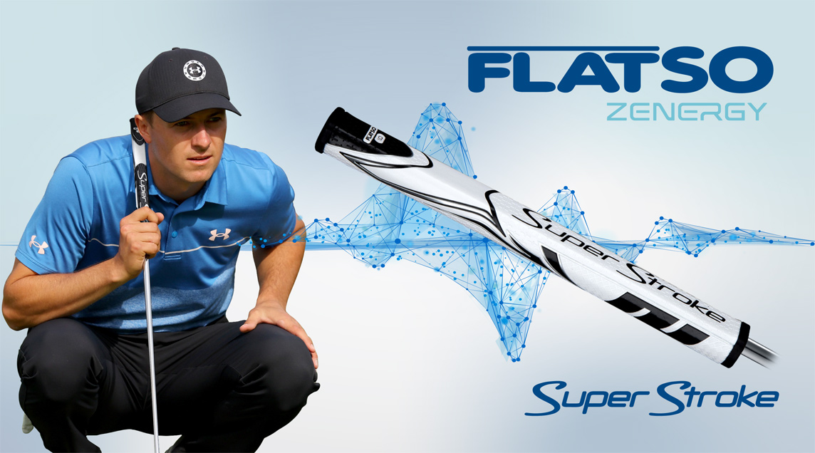 SuperStroke Traxion Flatso ゴルフパターグリップ 高度な表面