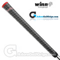 Winn Dri-Tac Wrap Grips – Dark Grey / Red 