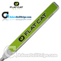 Flat Cat Golf Standard 12 Inch Midsize Putter Grip - White / Green / Black