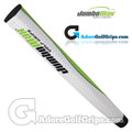 JumboMax Mid Jumbo Pistol Putter Grip - White / Lime Green / Black