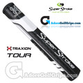 SuperStroke TRAXION Tour 5.0 Tech-Port Putter Grip - Black / White