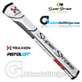 SuperStroke TRAXION Pistol GT 2.0 Tech-Port Putter Grip - White / Red / Grey