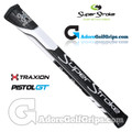 SuperStroke TRAXION Pistol GT Tour Tech-Port Putter Grip - Black / White