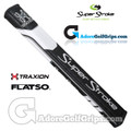 SuperStroke TRAXION Flatso 3.0 Tech-Port Putter Grip - Black / White