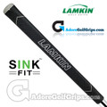 Lamkin Sink Fit Skinny Pistol Rubber Putter Grip - Black / Grey