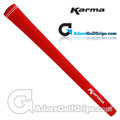 Karma Velour Standard Grips - Red