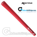 Karma Velour Midsize (+1/32") Grips - Red