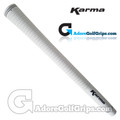 Karma Velour Midsize (+1/32") Grips - White