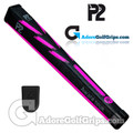 P2 Aware TOUR Midsize Putter Grip - Black / Pink