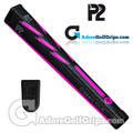 P2 Classic TOUR Jumbo Putter Grip - Black / Pink