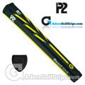 P2 React TOUR Jumbo Putter Grip - Black / Yellow