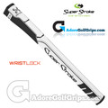 SuperStroke TRAXION WristLock Tech-Port Putter Grip - White / Black