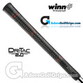 Winn Dri-Tac 2.0 Standard Grips - Jet Black / Red